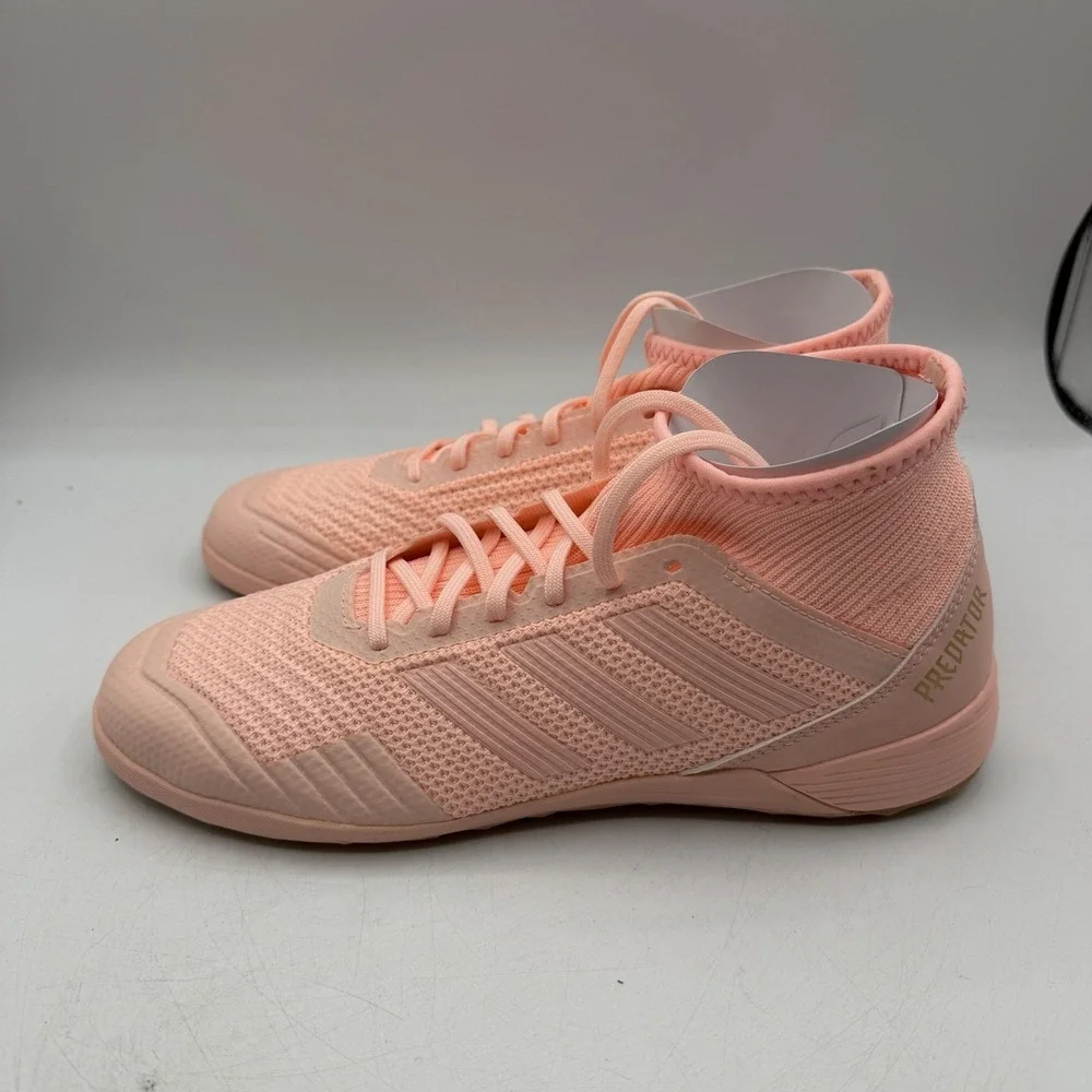 Adidas Predator Tango 18.3 Indoor Soccer Cleats Mens 9.5 Pink/Brown Shoes DB2127